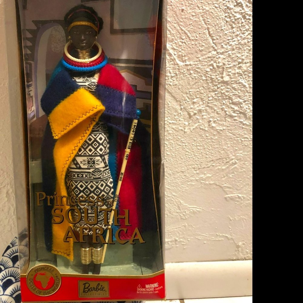 Like New Mattel Princess of South Africa Barbie